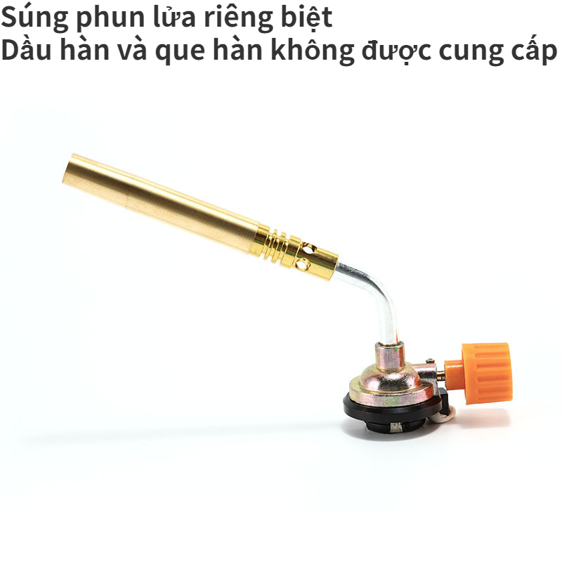 Đèn Khò Hàn Ống Đồng Khò Gas MINI KT-2104 Tặng Kèm Bột Hàn Que 3 Hàn Cao Cấp Đầu Khò Gas Cầm Tay