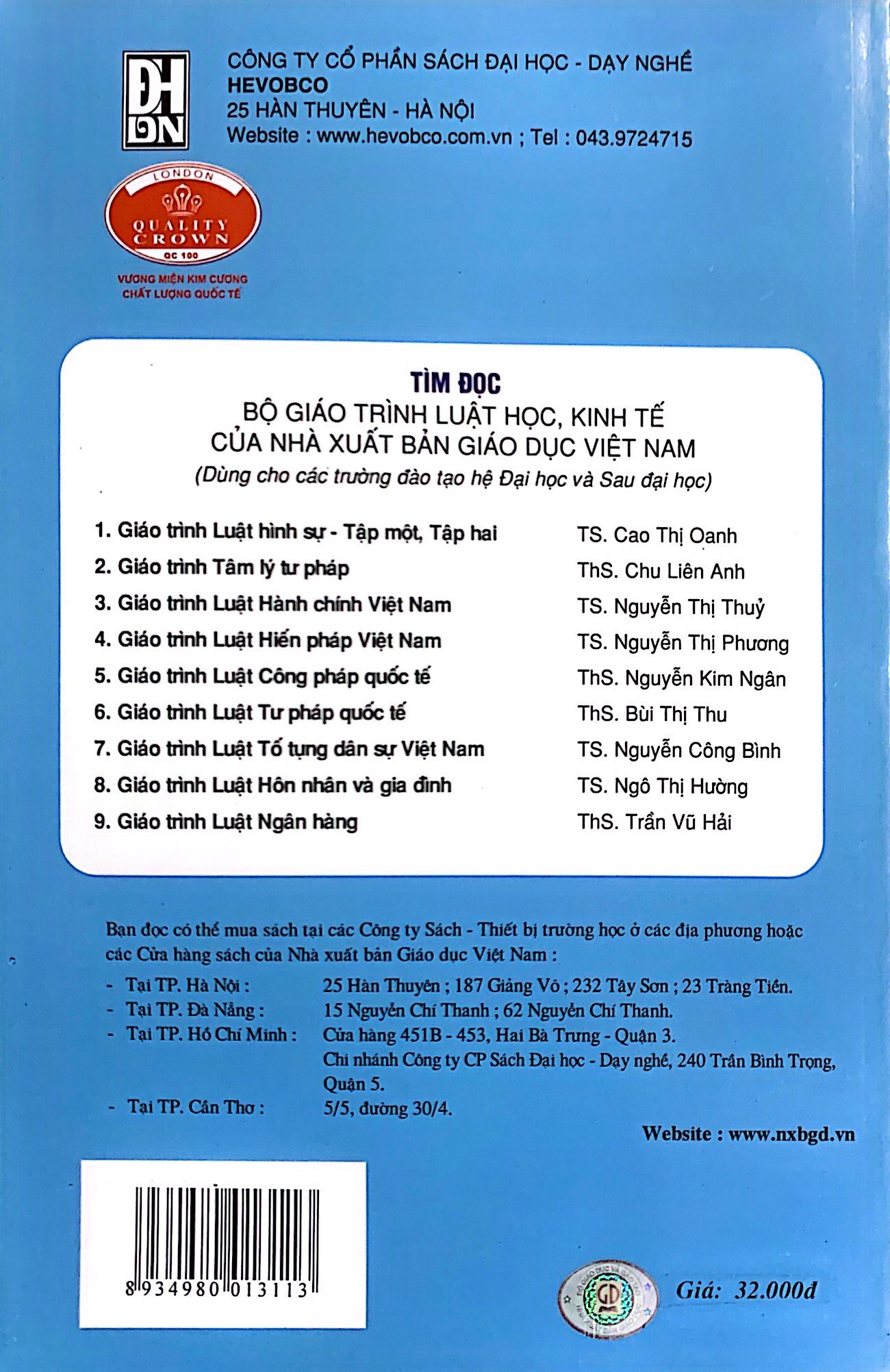 Giáo Trình Tội Phạm Học