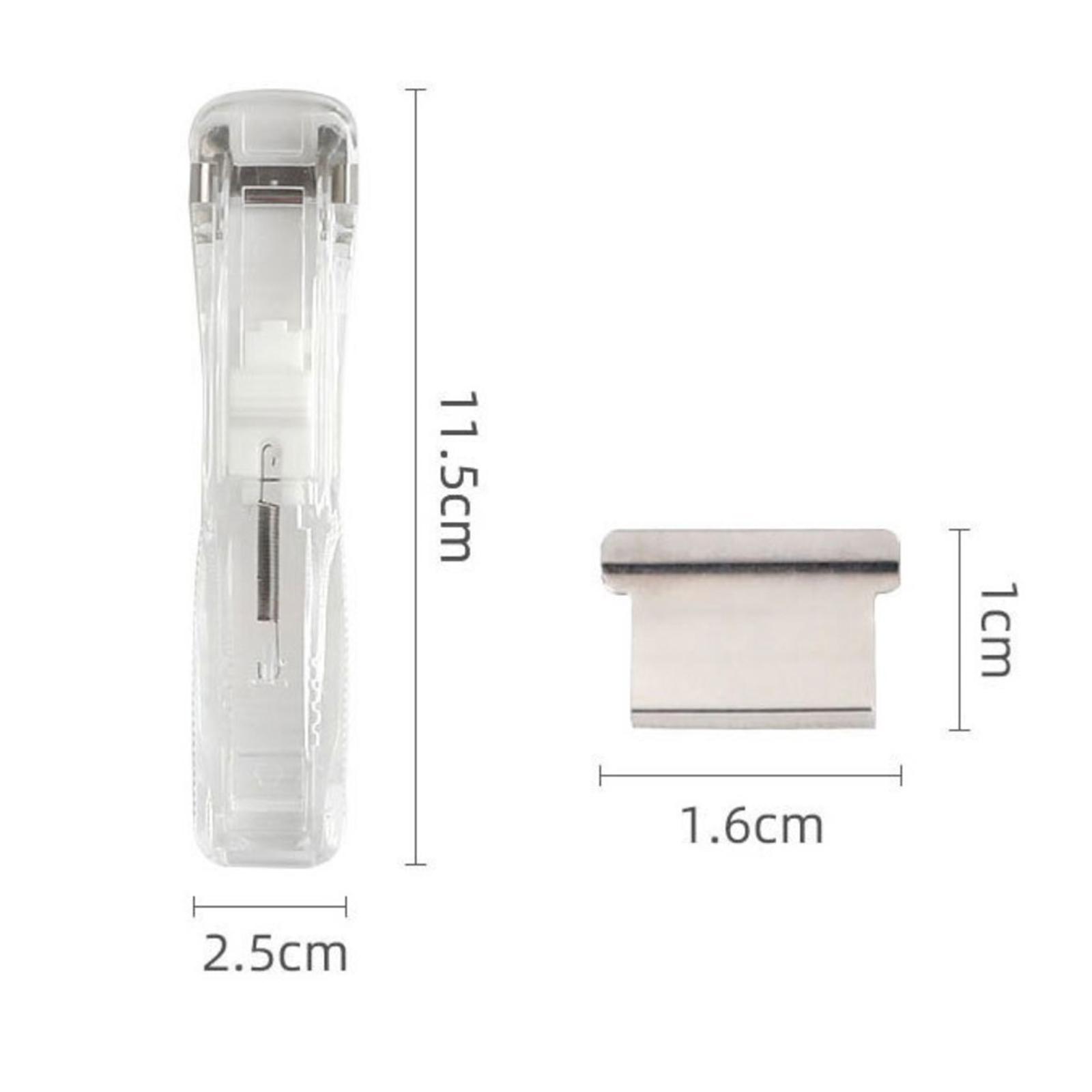 Mini Push Stapler with 100 Clips , 40 Sheet Capacity