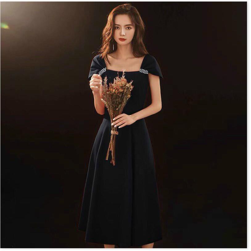 ĐẦM UMI ĐÍNH NGỌC DÁNG SUÔNG MỚI NHẤT NĂM 2021 TRANG NEMO 36 FASHION