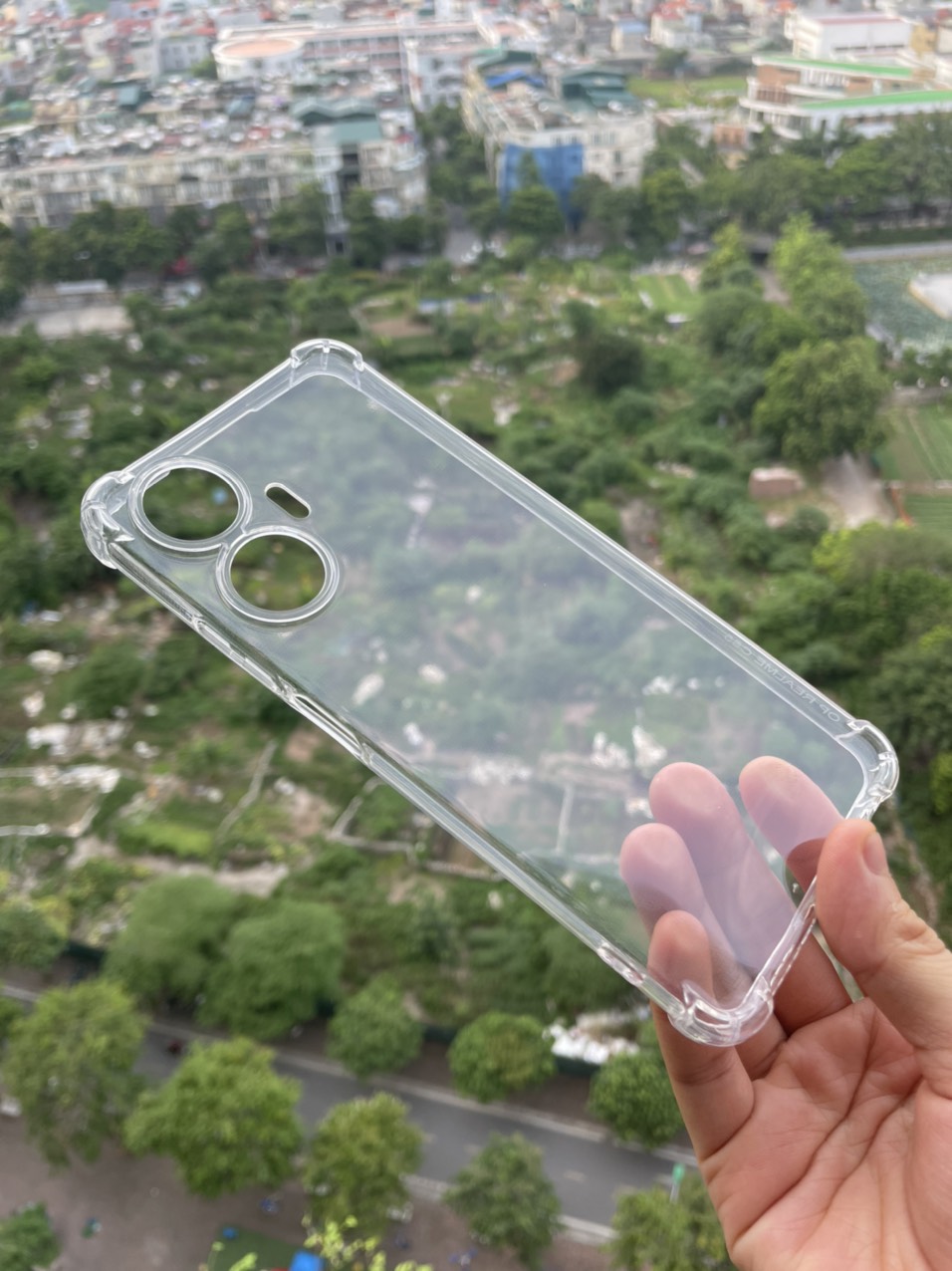 Ốp lưng dẻo cho Realme C55 chống sốc 4 góc trong suốt , bảo vệ Camera