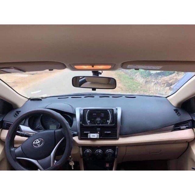 Thảm taplo da vân carbon cao cấp xe Toyota Vios Model: ; ;