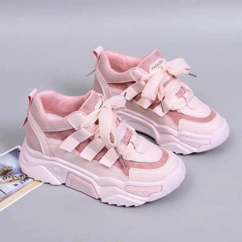 Giày sneaker dây bản to (Kèm ảnh thật tại shop)