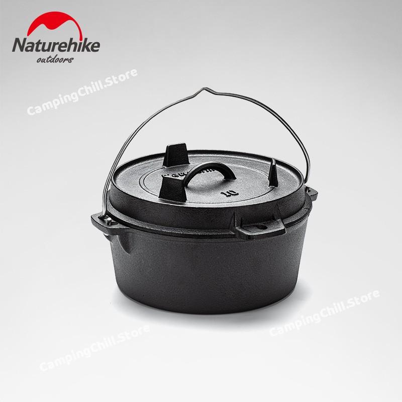 NỒI GANG KẾT HỢP CHẢO DÙNG DÃ NGOẠI, CẮM TRẠI NATUREHIKE NH20CJ011