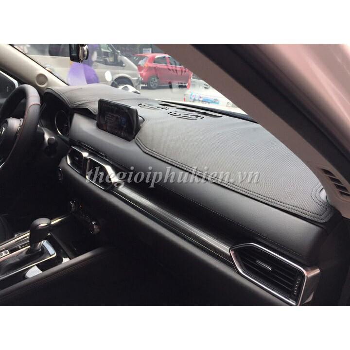 Thảm da Taplo Mazda CX-5, CX5 2018 vân Carbon cao cấp