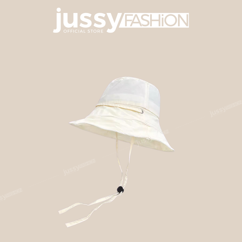 Mũ Bucket Vành Tròn JB13 Jussy Fashion Mũ Tai Bèo Vải Dù Mỏng Nhẹ Bèo Nhún Xinh Xắn Nhiều Màu Hot Trend