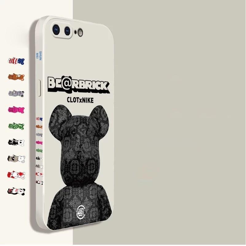 Ốp lưng dành cho iPhone 6/6plus/7/7plus/8/8plus/x/xr/xs/xsmax/11/11pro/11promax/12/12/pro/12promax - Vuông cạnh BearBrick