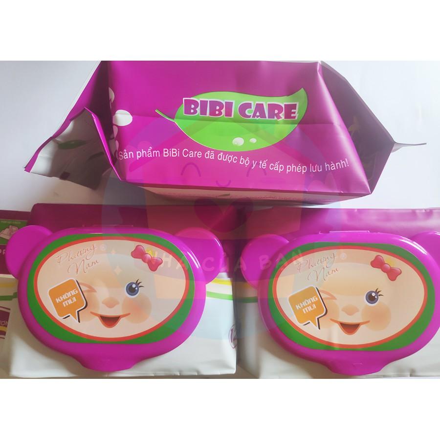 Khăn ướt cao cấp Phương Nam 125g BIBI CARE DÀY, DAI