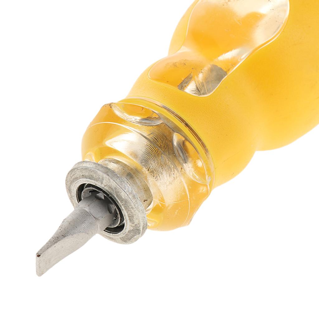 Steel Radish Head Fork Type Stretched Screwdriver Spanner Head Screwdriver Magnetic Tip Easy to Replace the Cutter Head, Durable