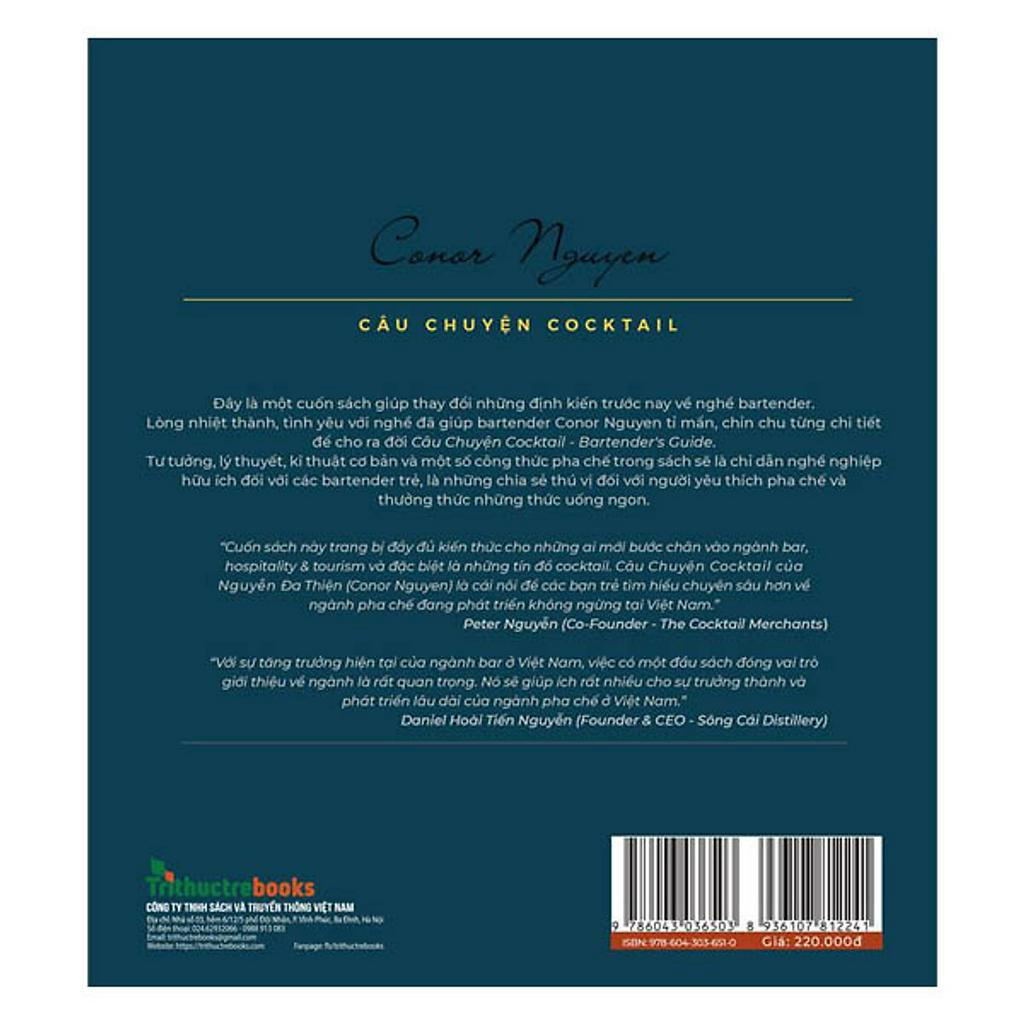 Câu Chuyện Cocktail - Bartender's Guide ( Conor Nguyen )