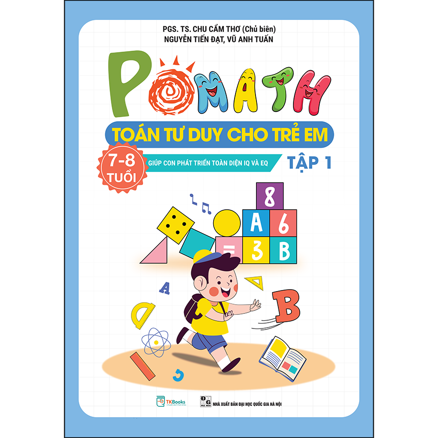 Combo POMath - Toán Tư Duy Cho Trẻ Em 7 - 8 Tuổi