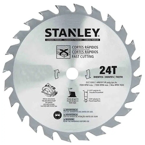 Lưỡi cưa gỗ 255mm x 40T Stanley 20-535-23