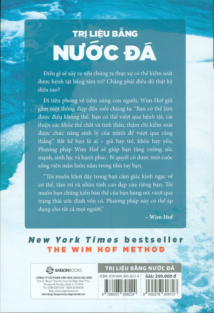 Trị Liệu Bằng Nước Đá - Kích Hoạt Toàn Bộ Tiềm Năng Cơ Thể Với Phương Pháp Wim Hof