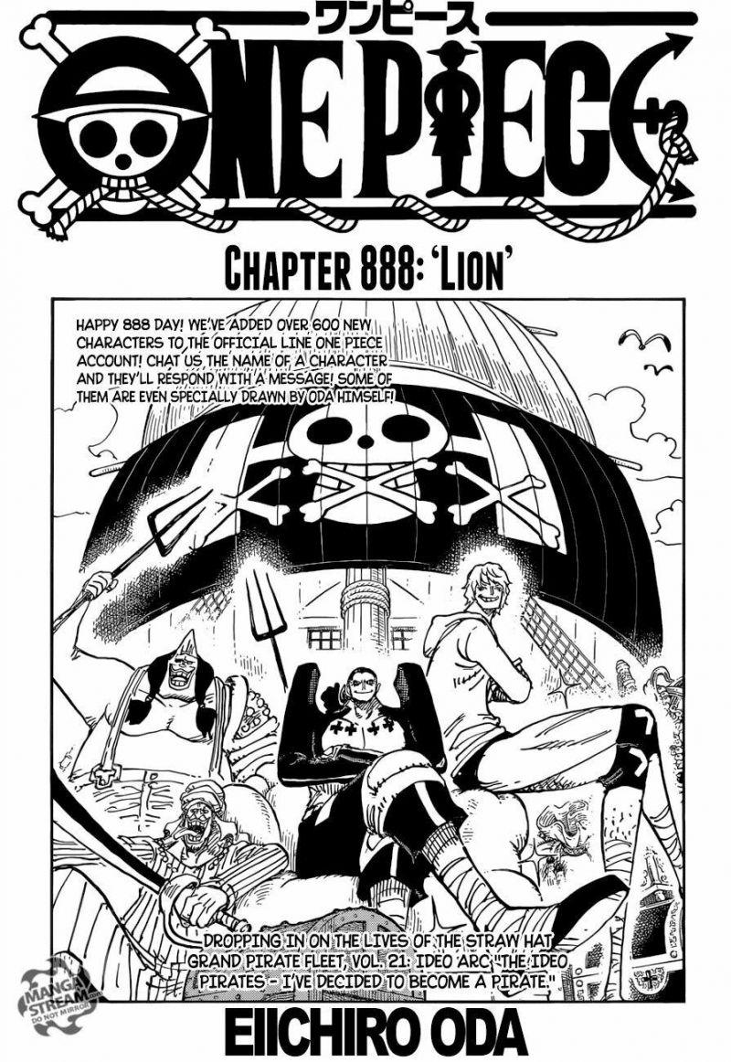đảo hải tặc - one piece chapter 888 1