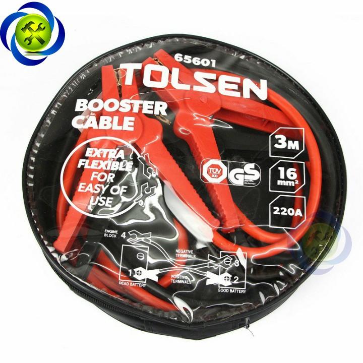 Dây nối điện bình Acquy Tolsen 65601 chiều dài 3 mét