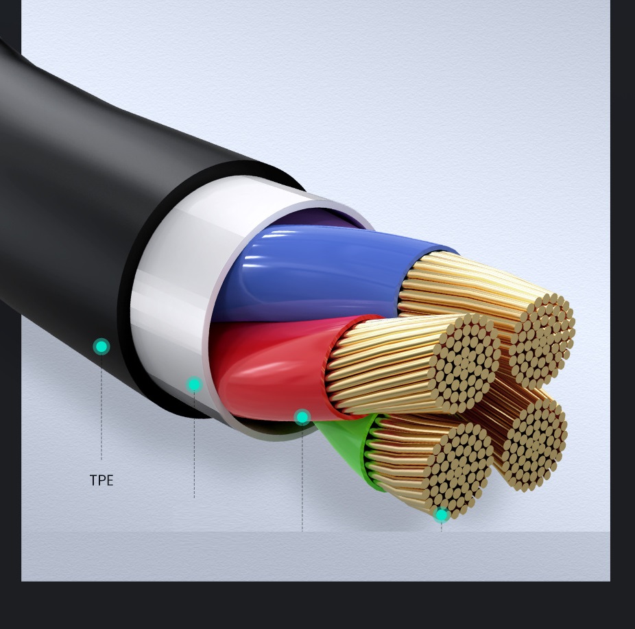 Bộ Cục sạc và Dây Cáp Sạc Có Màn hình hiển thị điện áp dùng cho IOS/Android Chuẩn MFi PowerLine Viniel IP14SC - Hàng Chính Hãng