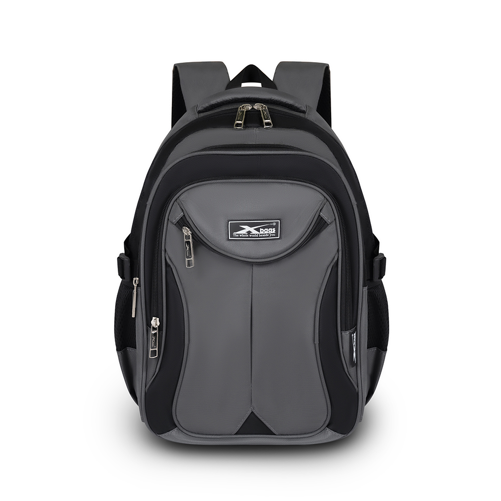 Balo nam đi học đi làm cao cấp Xbags Naituo xám – Balo đựng laptop 15.6 inch chống sốc chống nước hiện đại XB2004