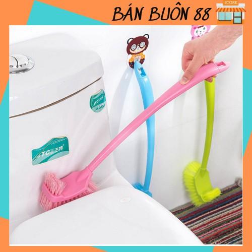 Chổi Cọ Nhà Vệ Sinh, Cây Cọ Toilet Bồn Cầu 2 Đầu Đa Năng Siêu Sạch 1455