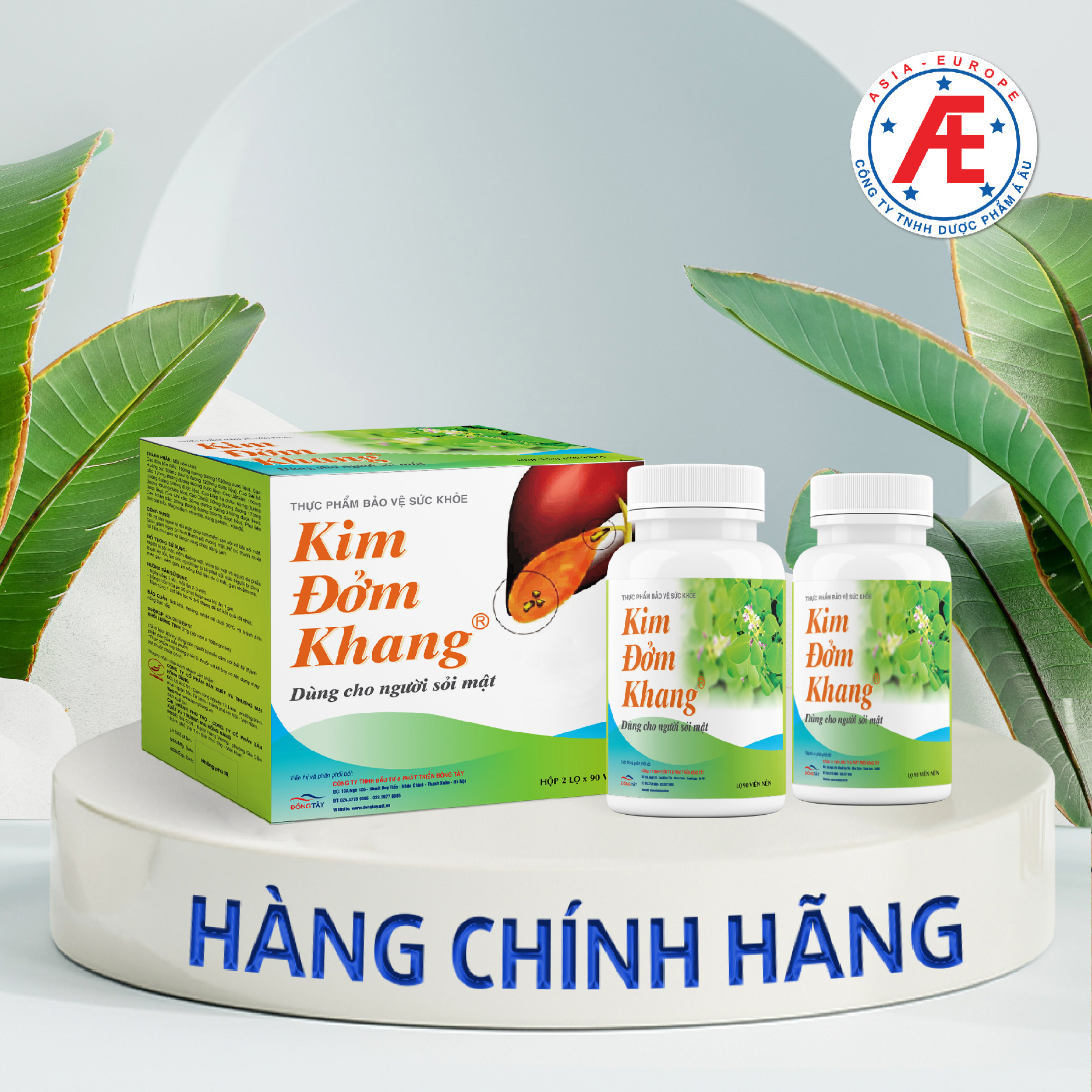 Kim Đởm Khang- Hộp 180 viên tặng 1 hộp 30 viên, tăng cường sức khỏe gan mật