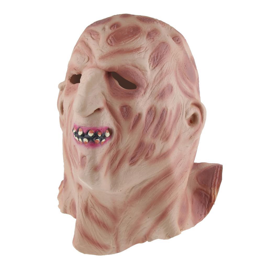 Scary Halloween Masks Horrible Mask - Creepy Zombie Monster Latex Mask Costume for Adults