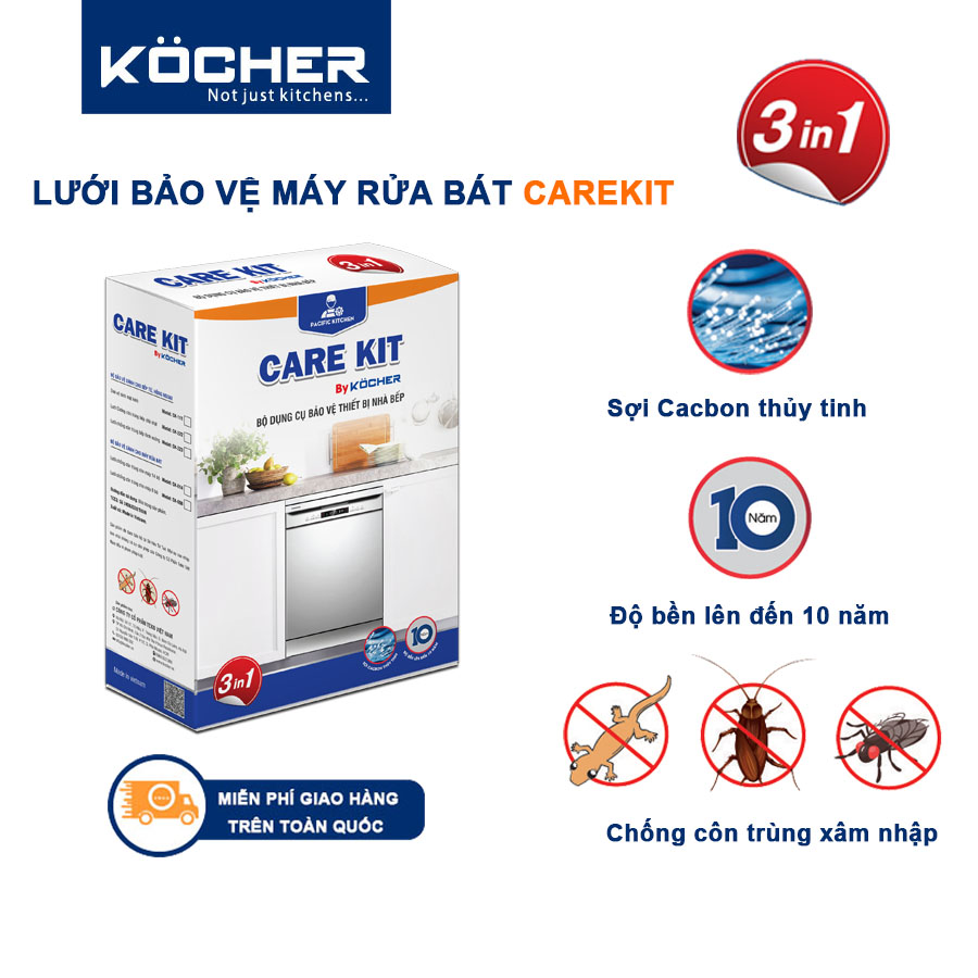 Lưới bảo vệ mạch bếp từ, bếp hồng ngoại, máy rửa bát Kocher ,chống côn trùng, thạch sùng sâm nhập - hàng chính hãng