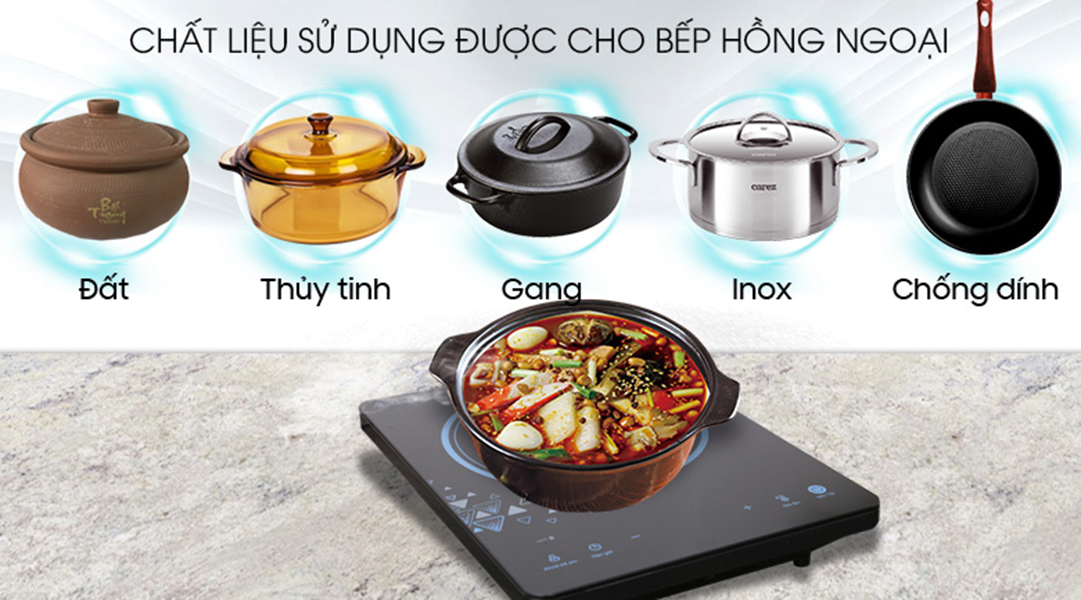 Bếp Hồng Ngoại 2018DC - Hàng Chính Hãng