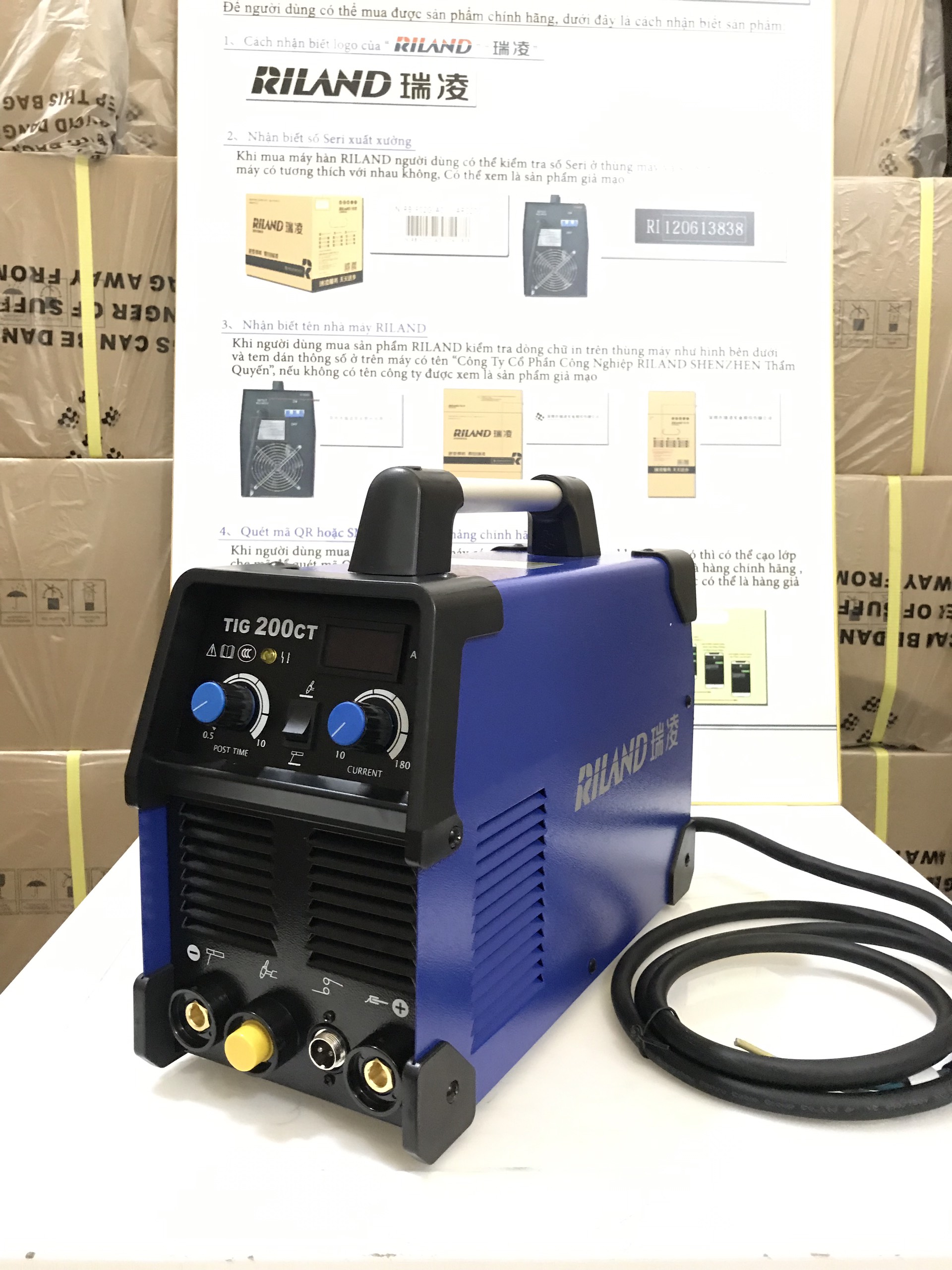 Máy hàn TIG Riland DC 200CT Inverter