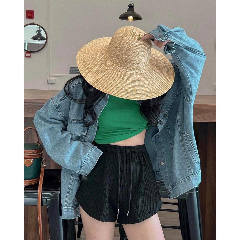 Áo Khoác Bò Nữ Form Rộng Ulzzang Hàn Quốc