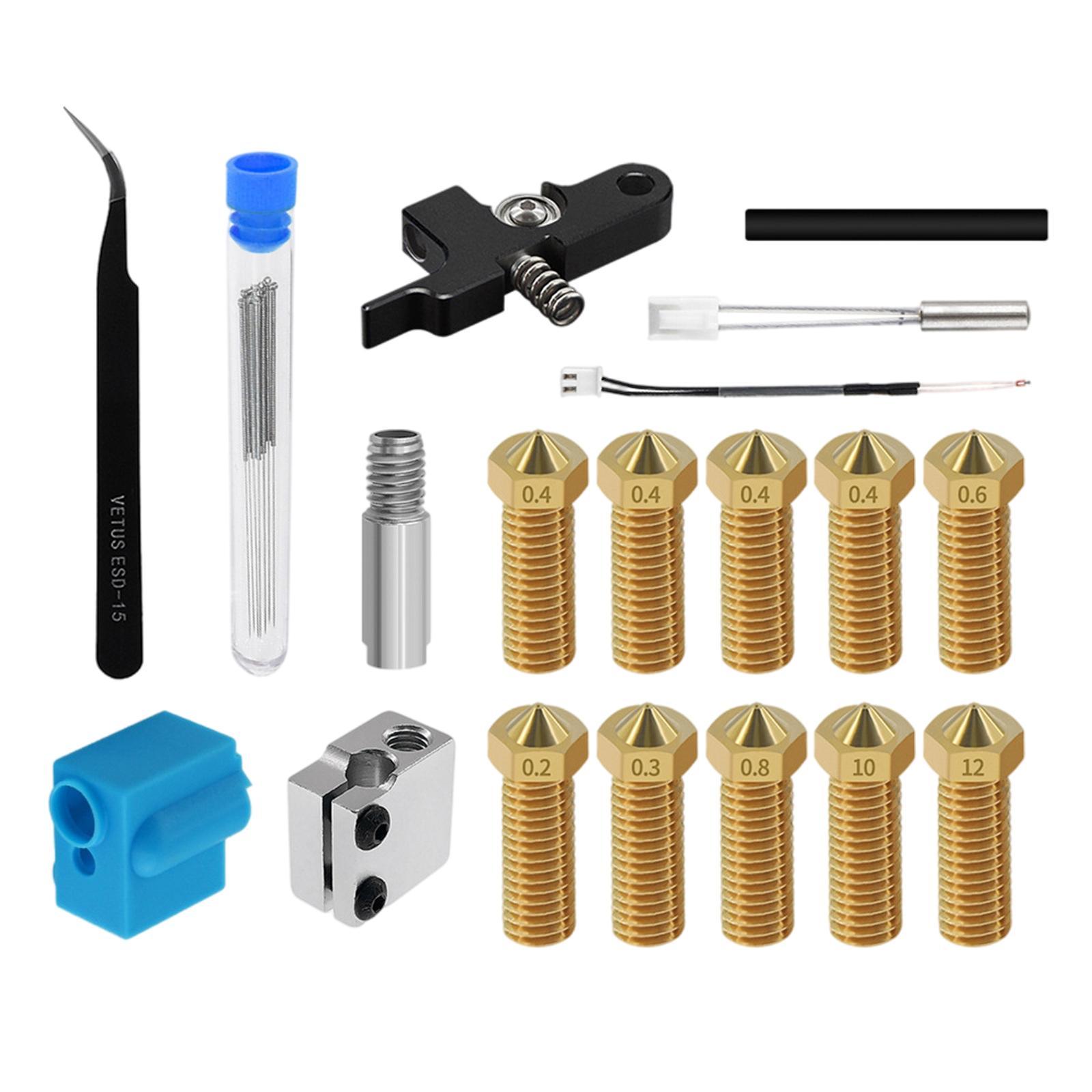 3D Printer Extruder Heating Aluminum Block Thermistor - Combo A, Multi