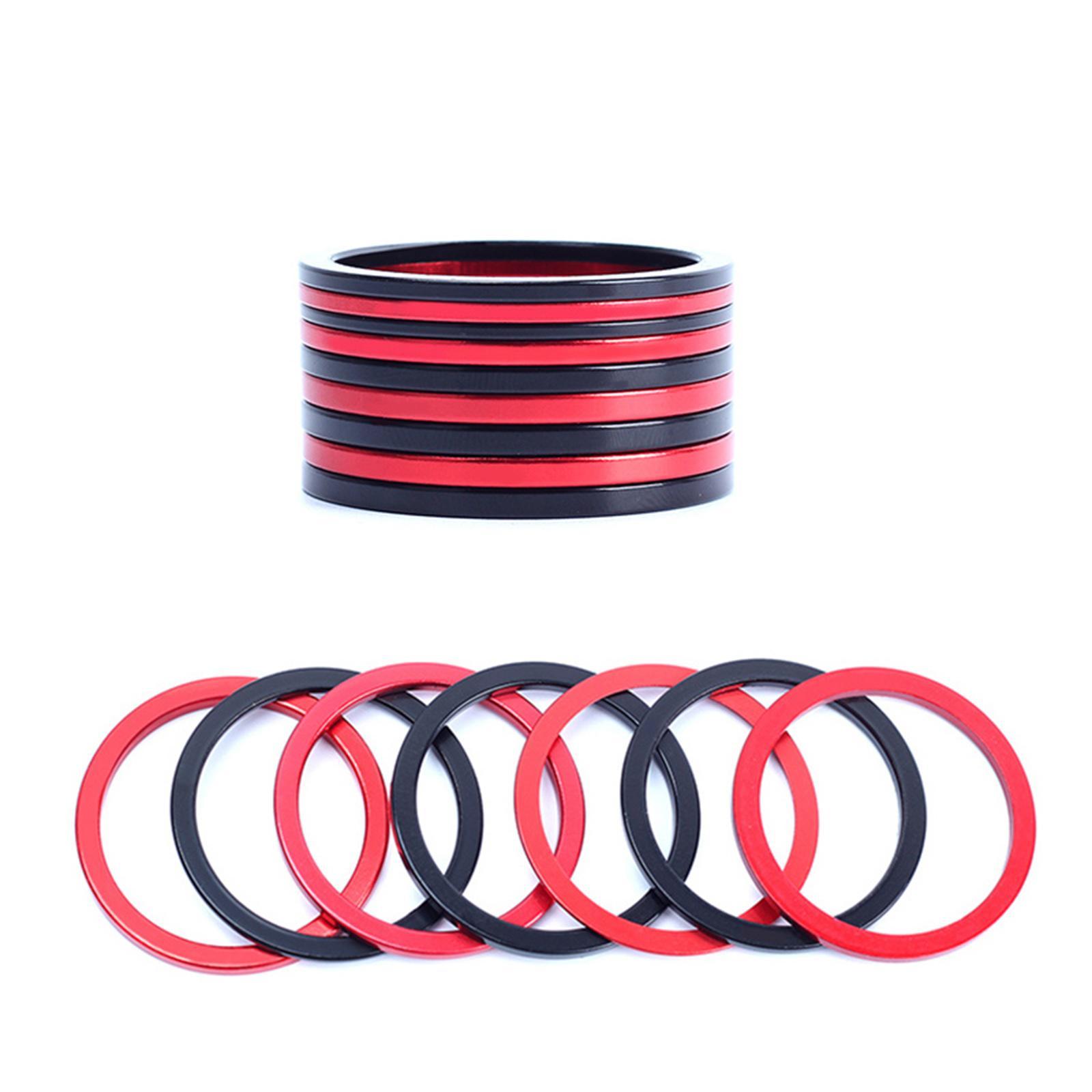 2x5x Metal Bike Bottom Bracket Gasket Cassette Hub Sprocket Washer Black 2.5mm