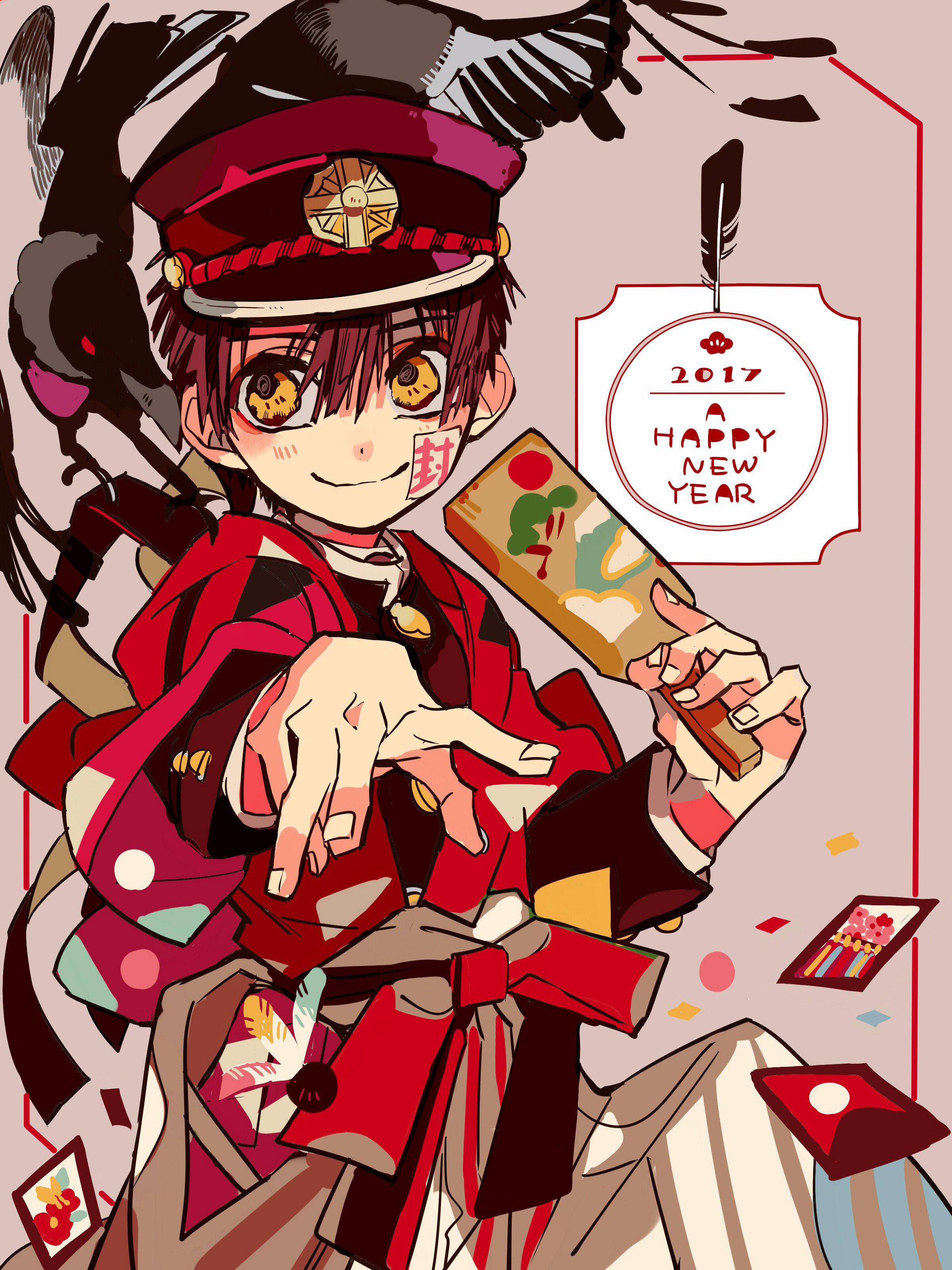 Tranh Poster Jibaku Shounen Hanako-kun khổ A4