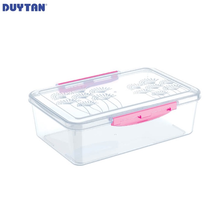 Hộp bông nhỏ nhựa Duy Tân Matsu 820ml - 05806 - Giao màu ngẫu nhiên - Hàng chính hãng