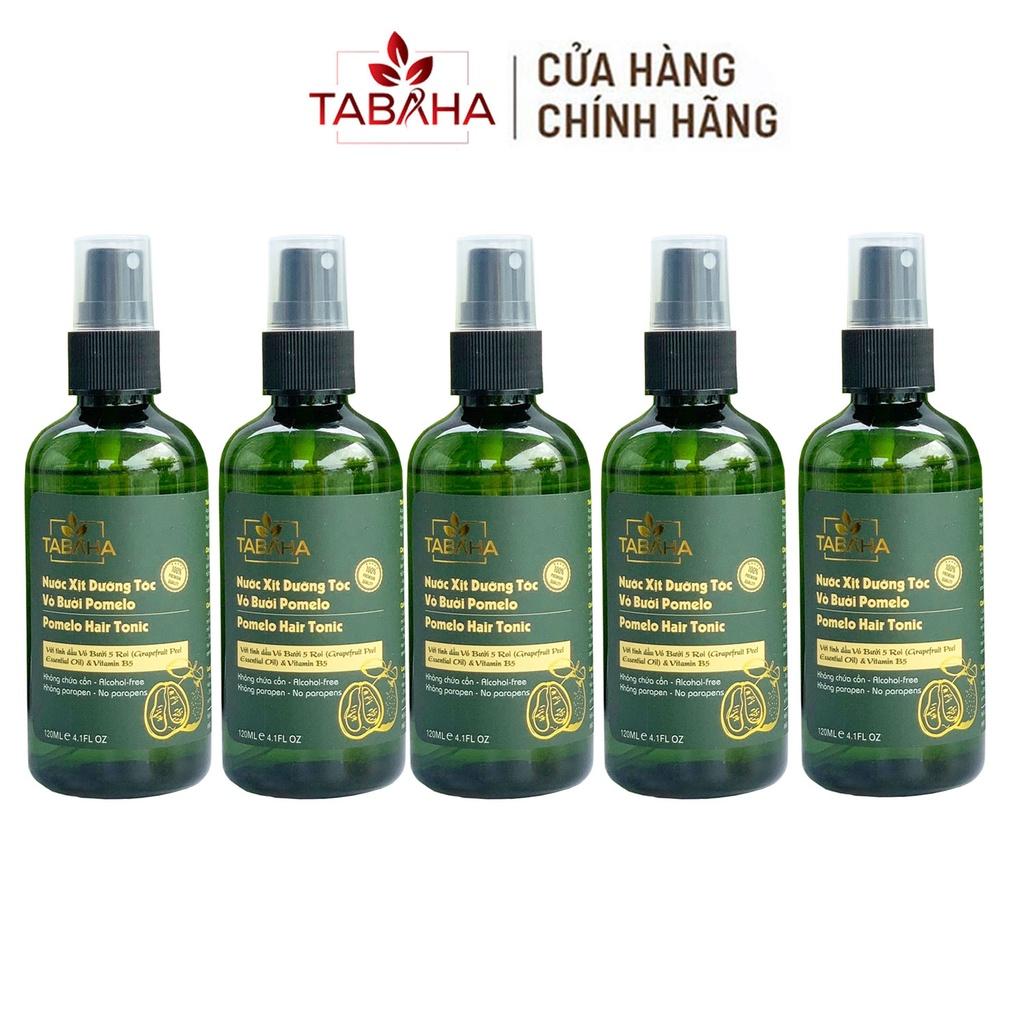 Combo 5 Chai Xịt Dưỡng Tóc Bưởi Tabaha 120mlx5