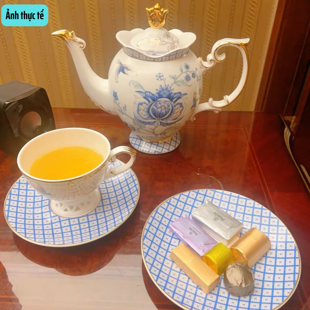 Tách trà sứ xương cao cấp Giang Tây - Tách trà phong cách châu Âu sang trọng GS33