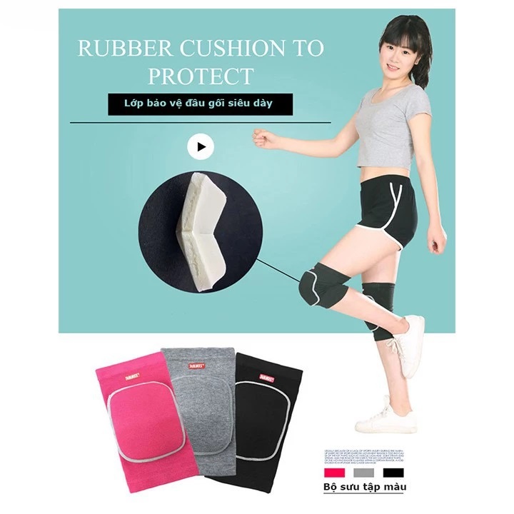 Đai miếng đệm bảo vệ đầu gối AOLIKES A-0210 hỗ trợ chơi thể thao, gym, yoga có đệm mút chống chấn thương đầu gối