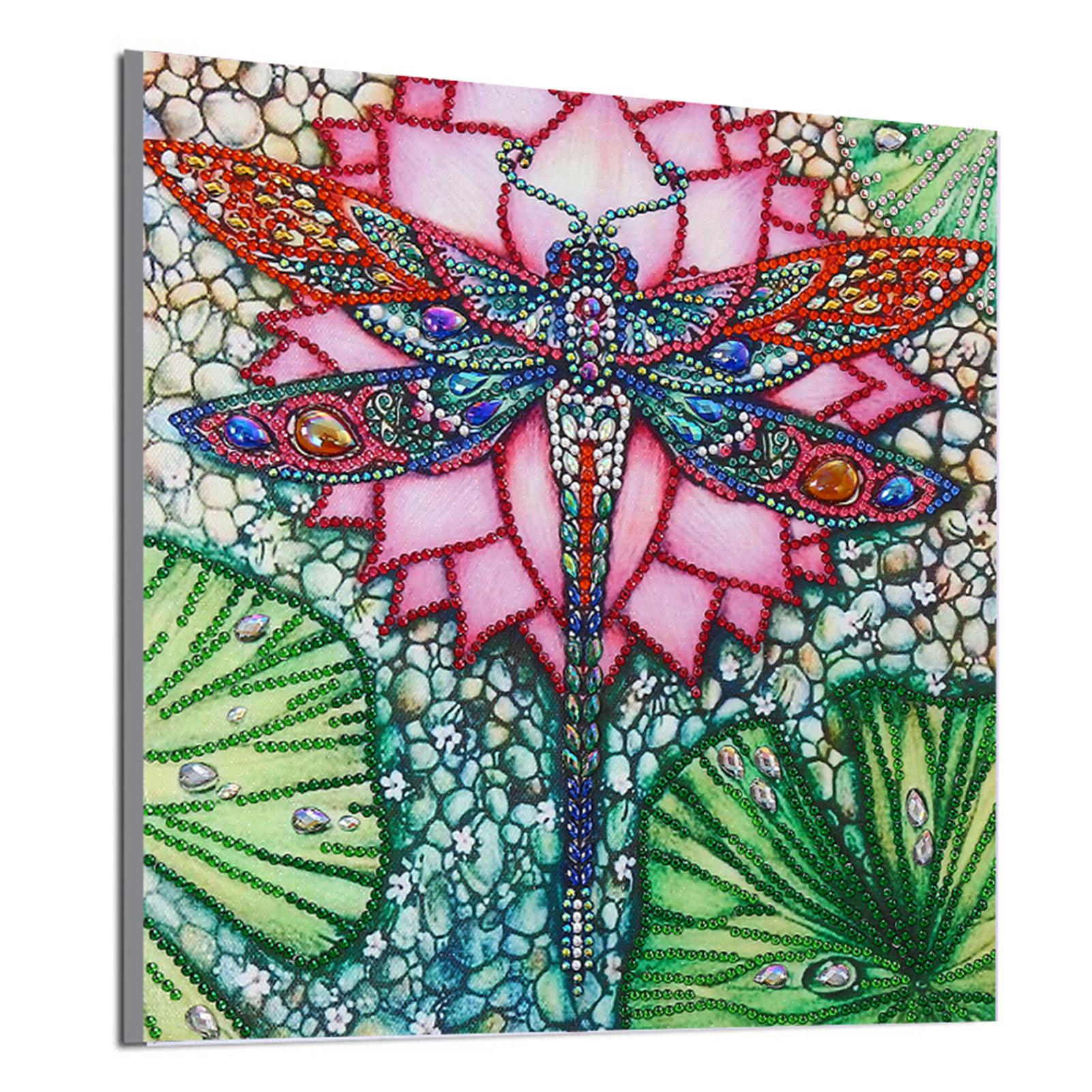 Tranh đính đá 5D tự làm hình động vật , bông hoa trang trí tường