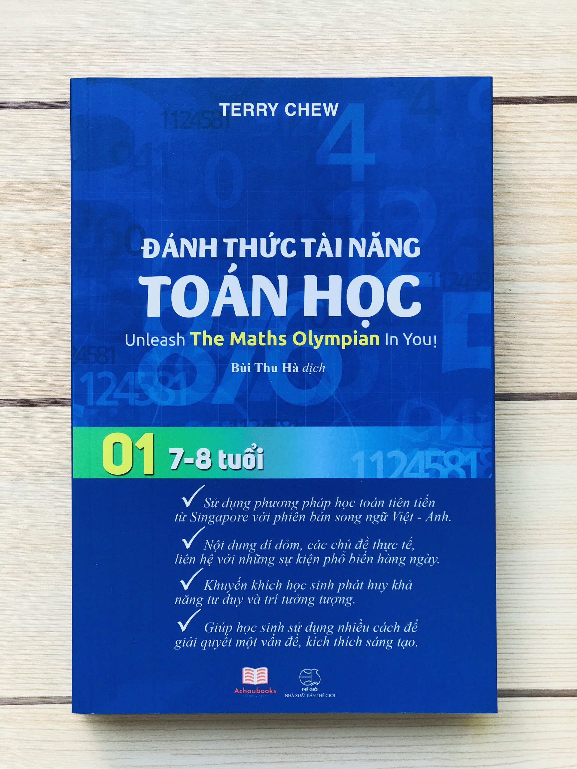 Sách - Đánh thức tài năng toán học 1 - Toán lớp 1, lớp 2 ( 7 - 8 tuổi ) - Á Châu Books