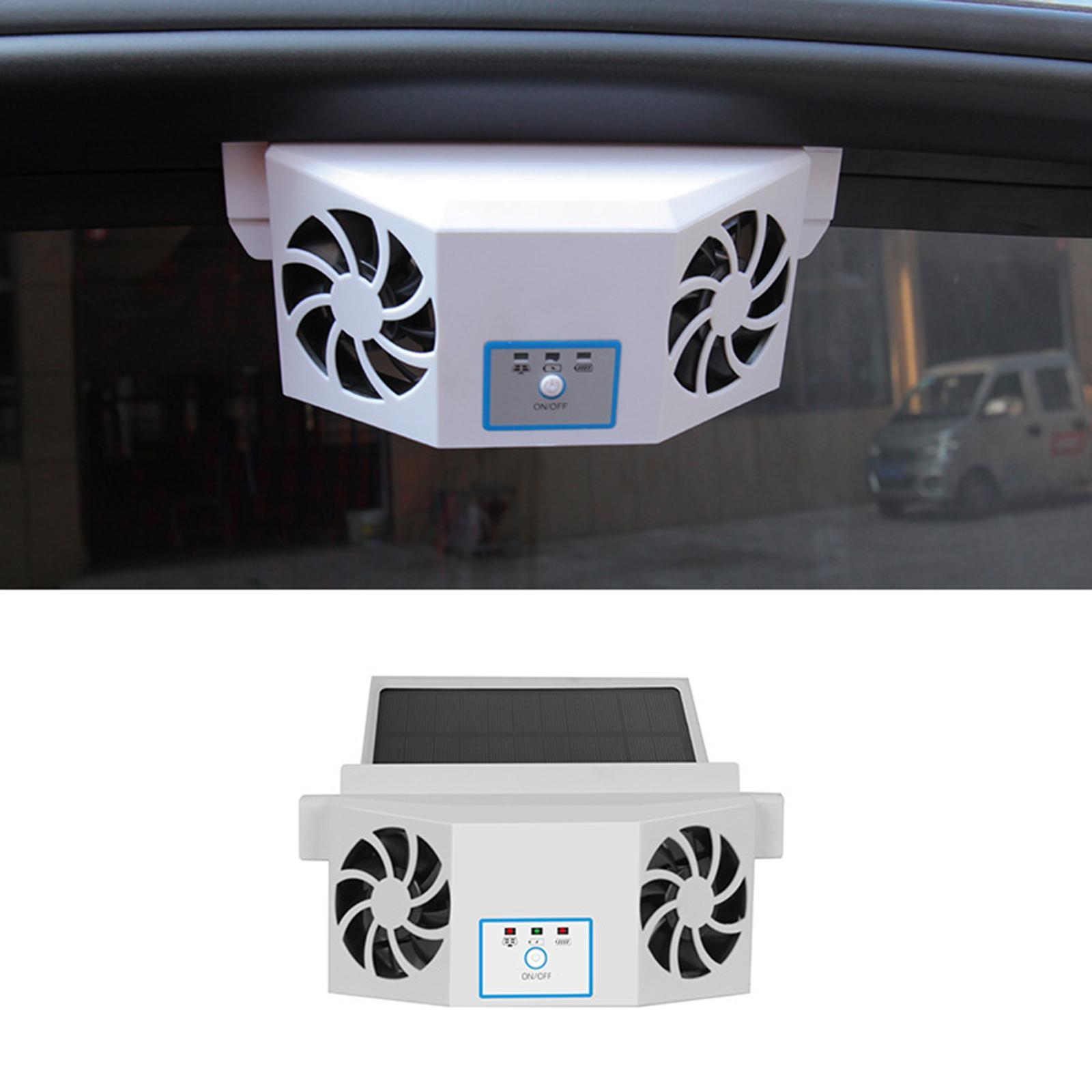 Automotive Solar Powered Car Exhaust Fan Auto Air Vent Cooling Fan System Accessories