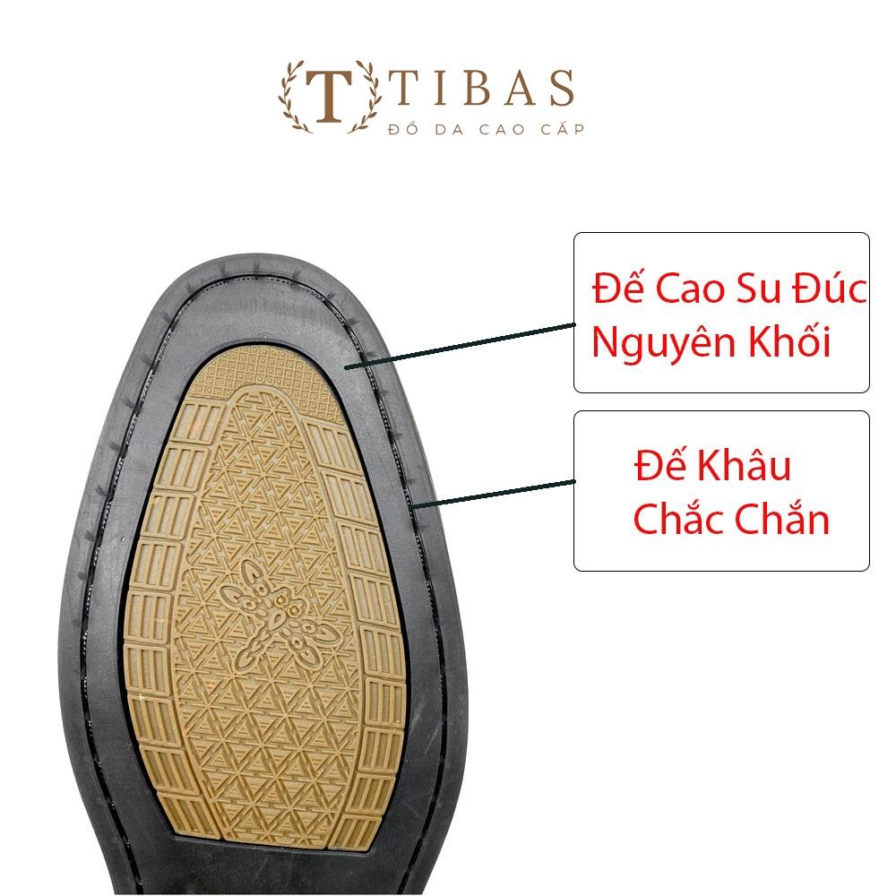 Giày Da Nam Tăng Chiều Cao TIBAS, Giày Da Trung Niên Cao Cấp- 8911