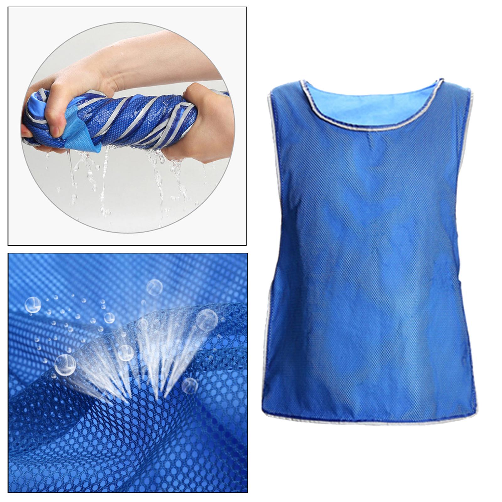Fast Cool Summer High Temperature Protective Cooling Cold Shirt Ice Vest Men
