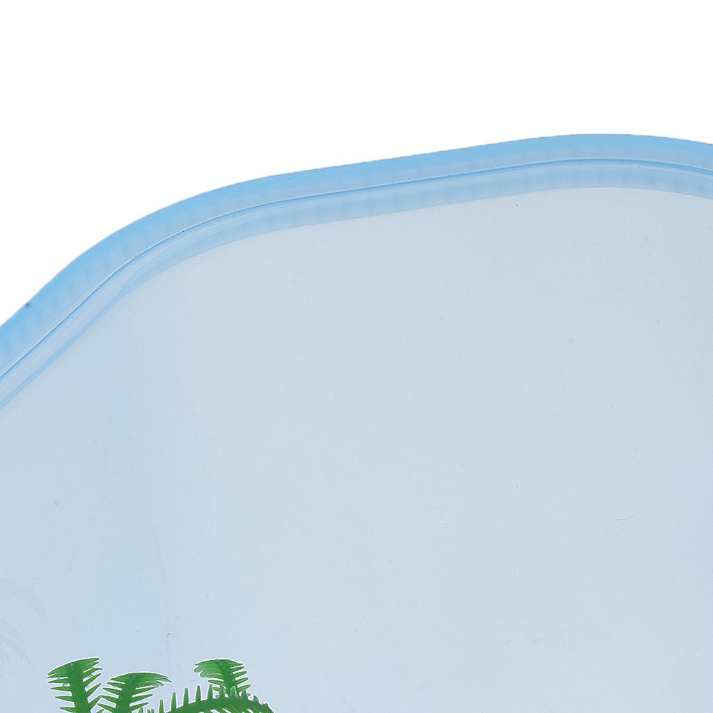 2x Plastic Reptile Terrapin Tortoise Turtle Tank Vivarium Feeding Box