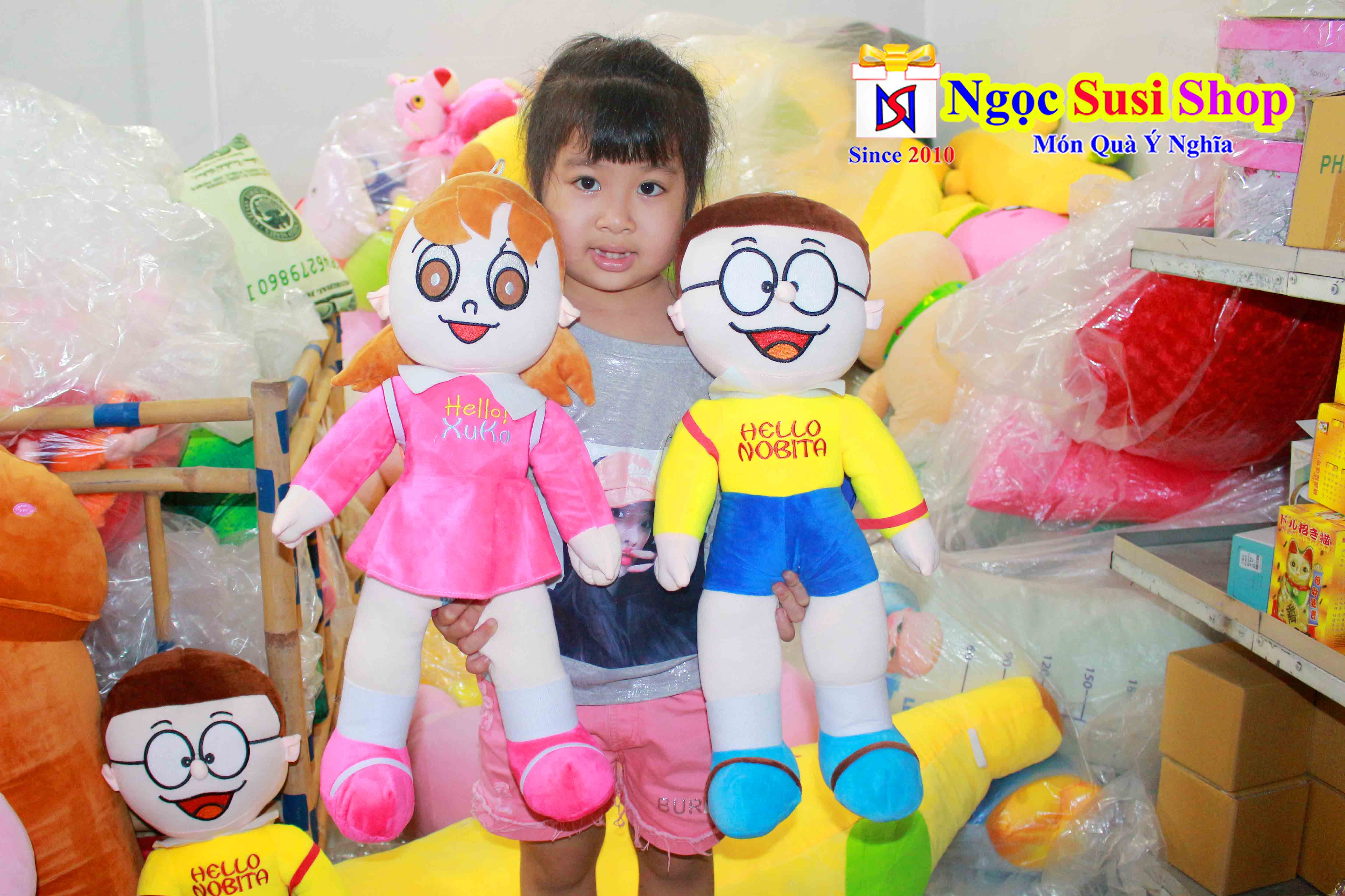 GẤU BÔNG NOBITA XUKA SIÊU ĐẸP [MUA CHỌN MẪU SIZE