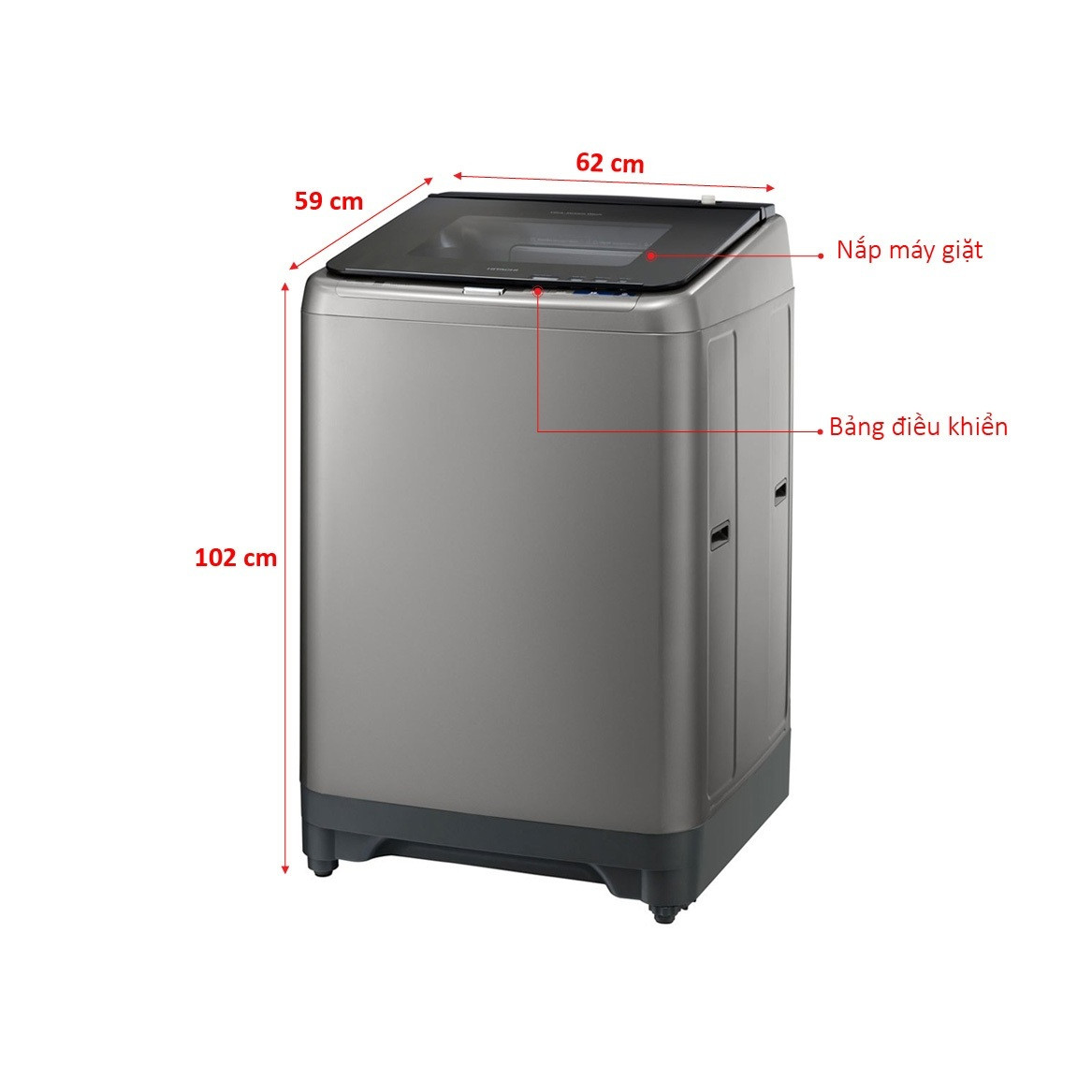 Máy giặt cửa trên 18Kg Hitachi SF-180XWV -Hàng chính hãng (chỉ giao HCM)