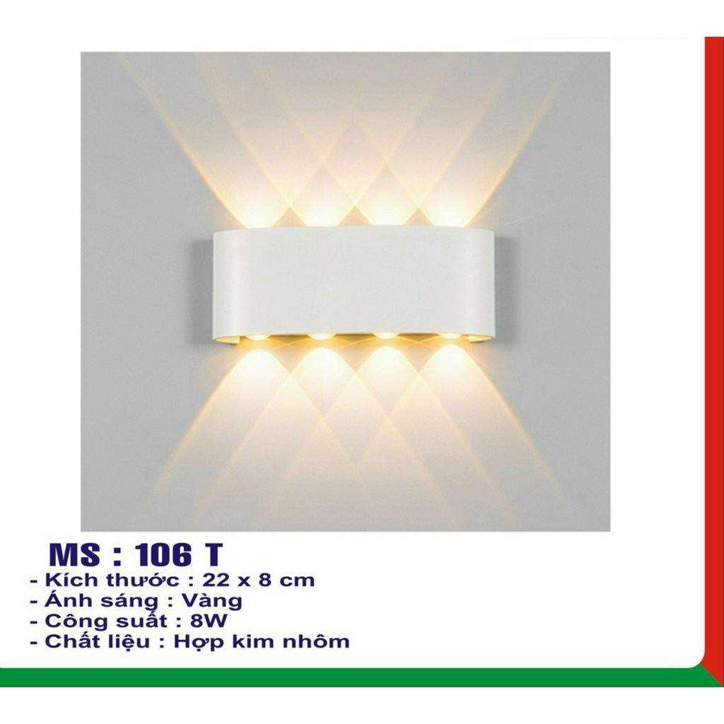 Đèn led tia, đèn tường, đèn cầu thang 6 tia 8 tia, ánh sáng êm dịu