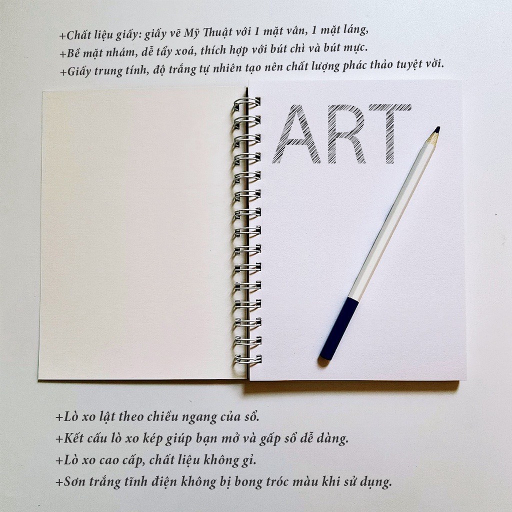FUTUREBOOK -Tập Vẽ Ký Họa Wonder Art - Arts Khổ A5 – Định Lượng 160Gsm – 40Tờ.