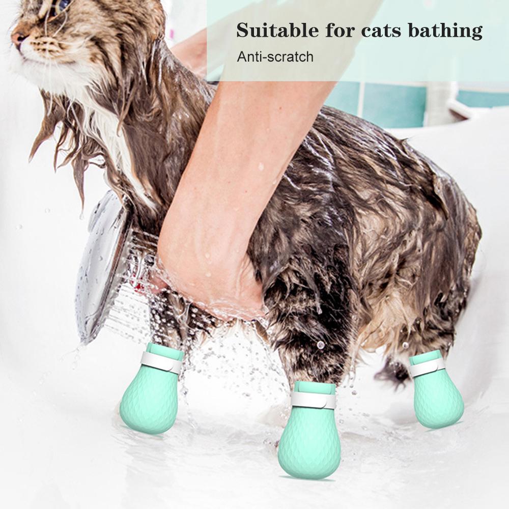 Giày chống xước cho mèo 4 cái
