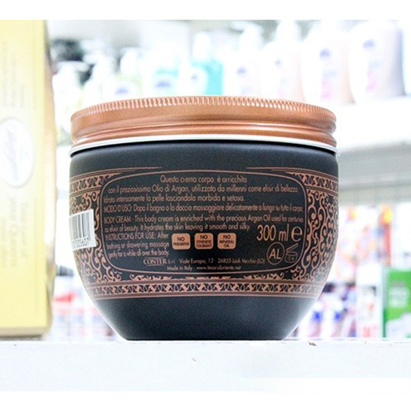 Kem dưỡng thể tinh dầu cây Agran Tesori D' Oriente Hammam 300ml + Móc khóa