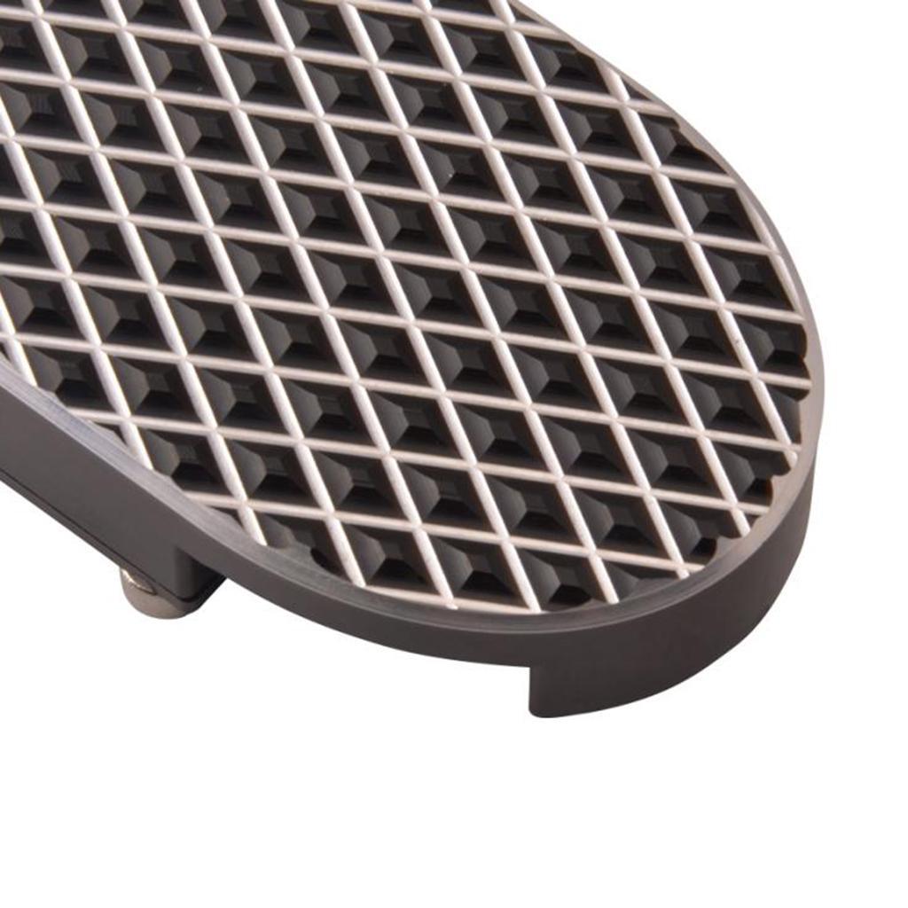 Black Aluminum Footrest Brake Pad Cover Protector Motorbike ATV Accessories