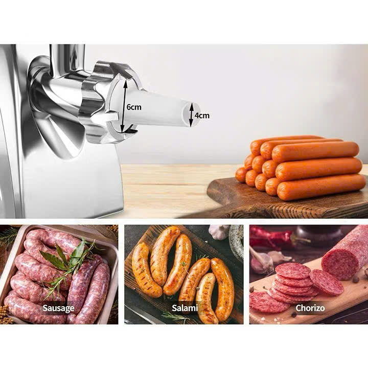 Máy Đùn Thịt, Cá Nhồi Dồi Xúc Xích Inox Cao Cấp Tự Động Siêu Khỏe– Đùn Mịn, Bền Bỉ, An Toàn Thực Phẩm, ĐÈN TRANG TRÍ , ĐỒNG HỒ TREO TƯỜNG