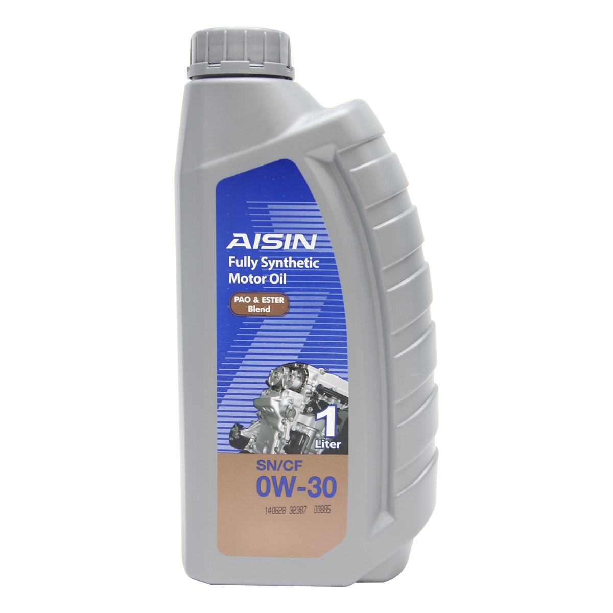 Nhớt động cơ AISIN ESEN0031P 0W-30 SN / CF PAO &amp; ESTER Blend 1L